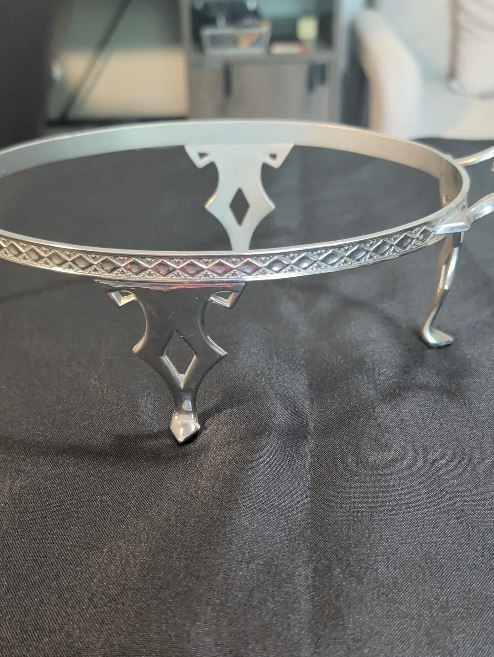 Vintage Silver Plated Royal Rochester Chafing Dish Stand